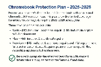 Chromebook Protection Plan