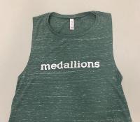 Steele Medallions Green Muscle Tank
