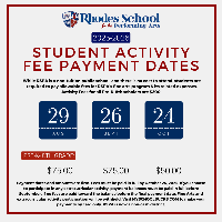 2025-2026 - Annual Activity Fees Pre-K-8th Grade