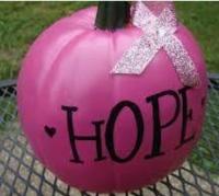 Breast Cancer Awareness Pumpkins