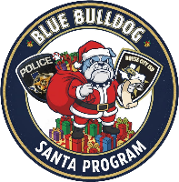 Blue Bulldog Santa Program Donation