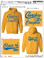 Crenshaw Sweatshirt 2023 - Gold